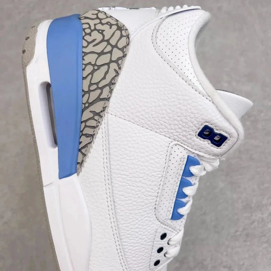 Nike Air Jordan 3 White Cement Grey Black Red Blue Green Casual Sneakers