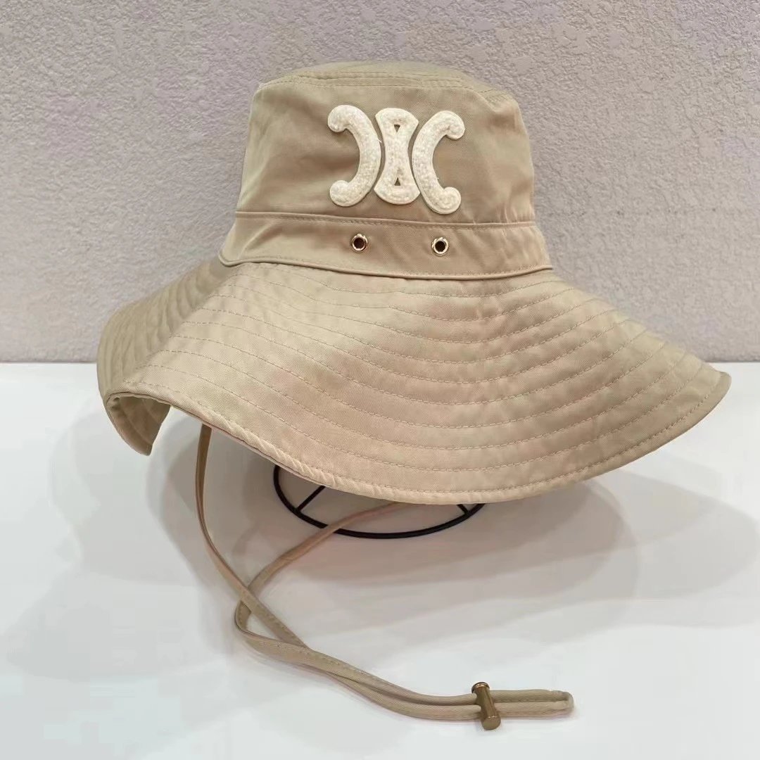 XC Logo Wide Brim Sun Hat Beige Navy Olive Black Casual