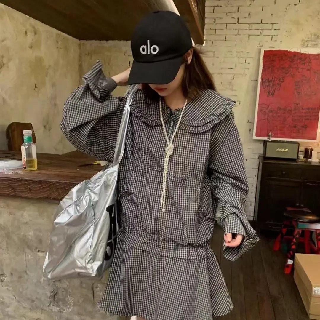 Alo Embroidered Logo Pastel Color Casual Baseball Cap