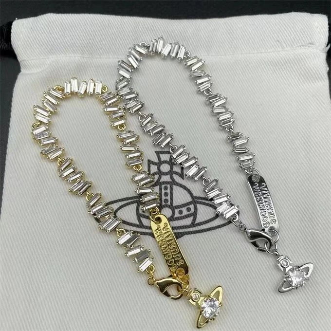 Vivienne Westwood Gold Silver Orb Link Chain Necklace