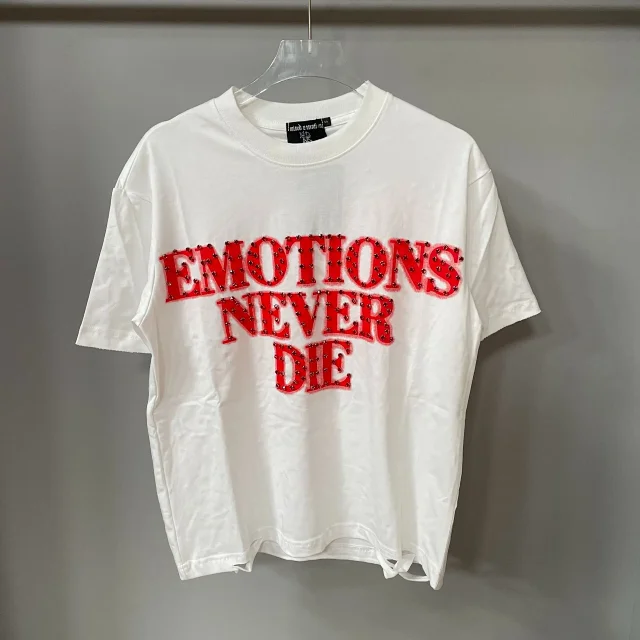 Mixed Emotion T-Shirts Rhinestone Emotions Never Die Graphic product detail image 24