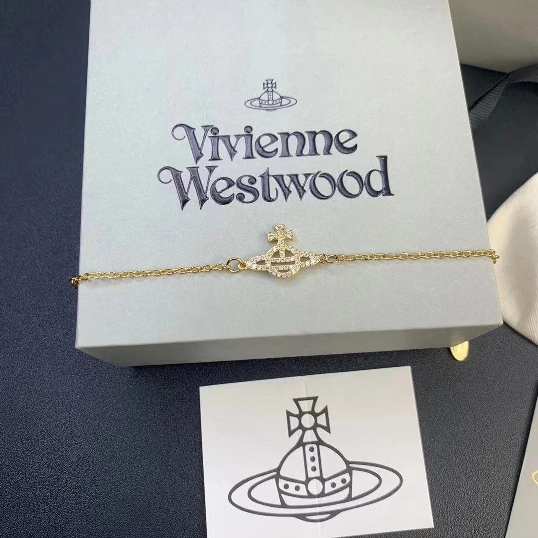 Vivienne Westwood Orb Gold Chain Bracelet
