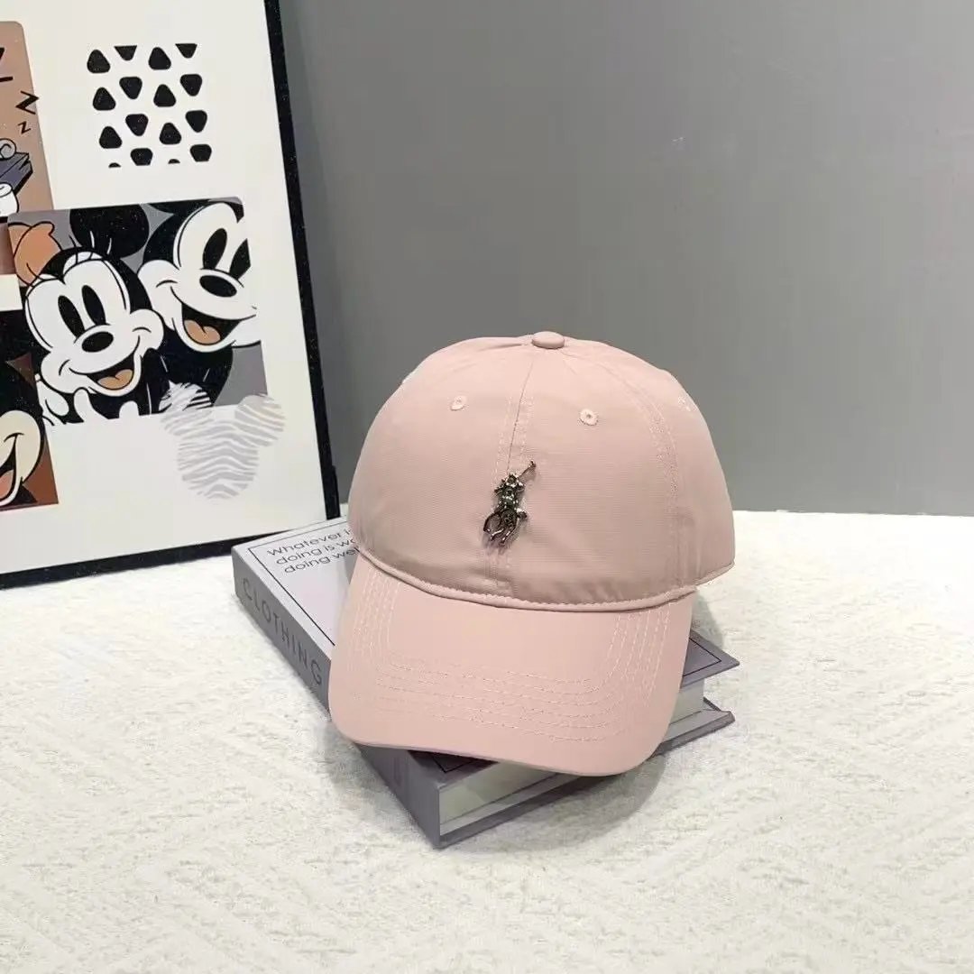 Polo Ralph Lauren Hats Metal polo-player emblem baseball cap — Pink