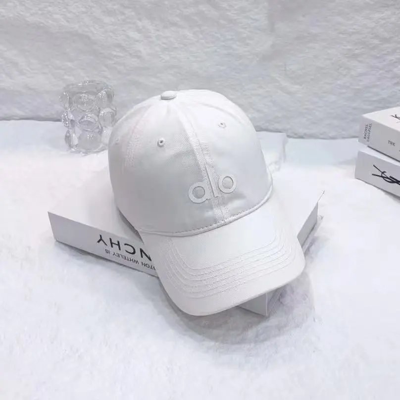 Alo Embroidered Logo Pastel Color Casual Baseball Cap