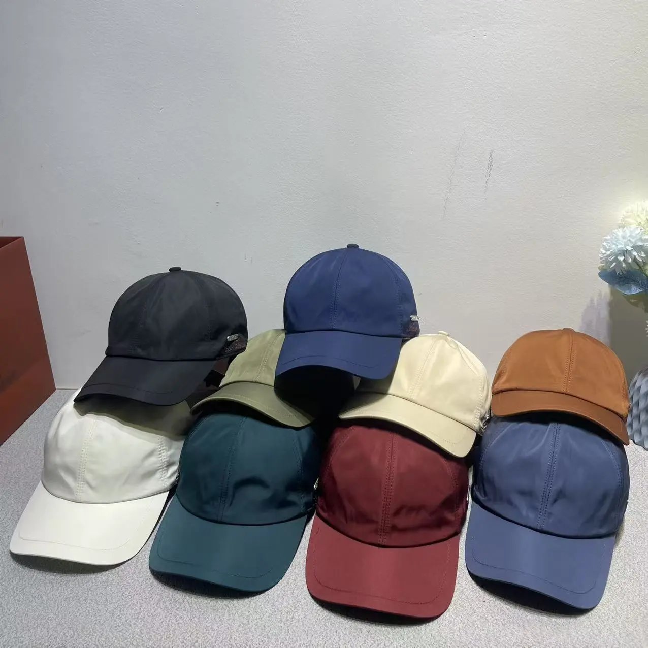 Unbranded Classic Six Panel Snapback Cap Assorted Colors Casual Baseball Hat