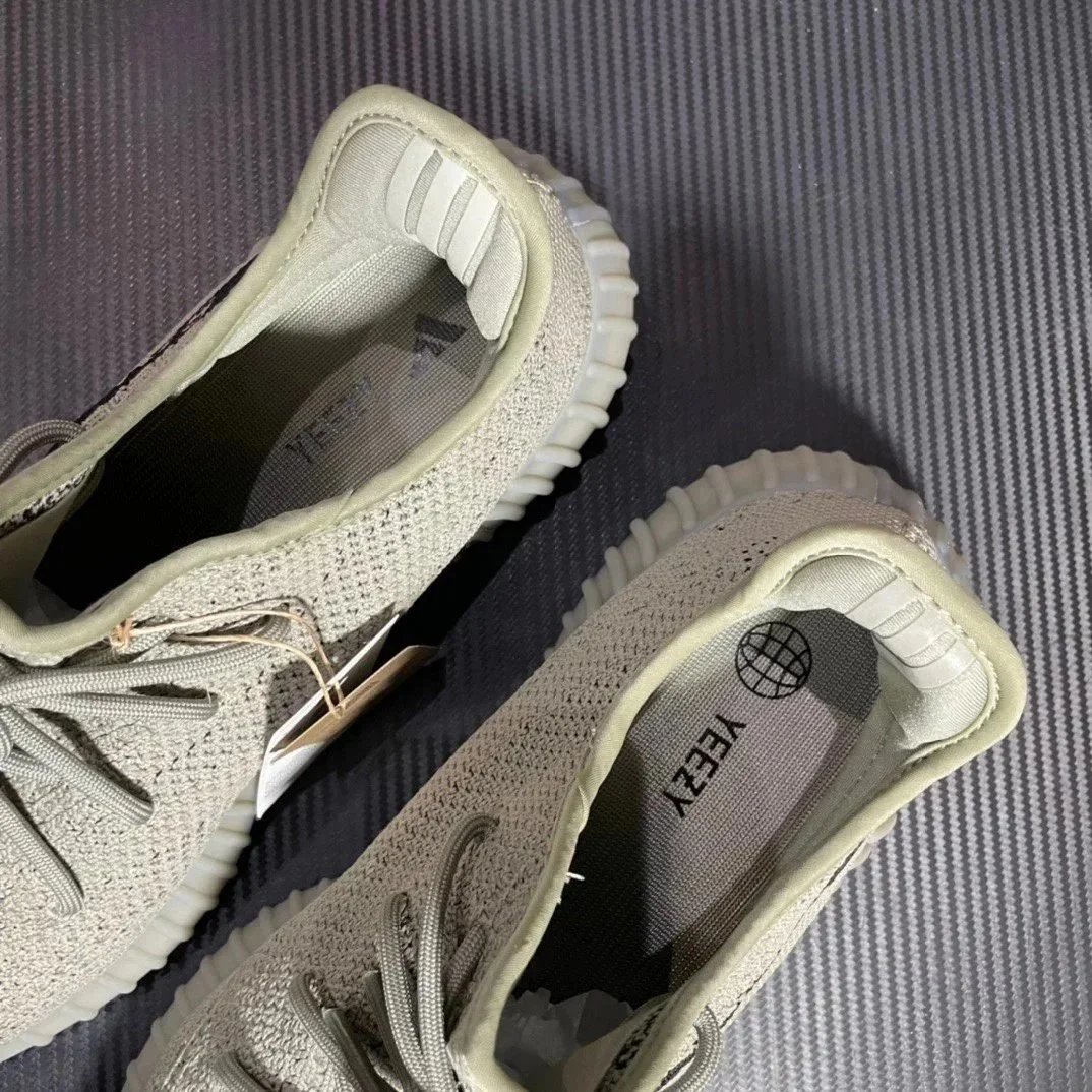 Adidas Yeezy Boost 350 Black Orange White Knit Sneakers