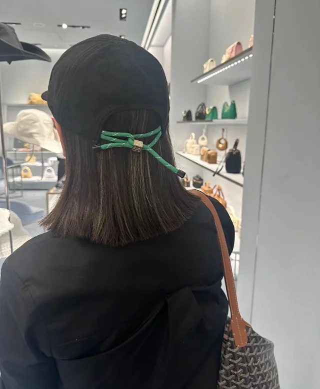 Miu Hats Embroidered Logo Baseball Cap product detail image 1