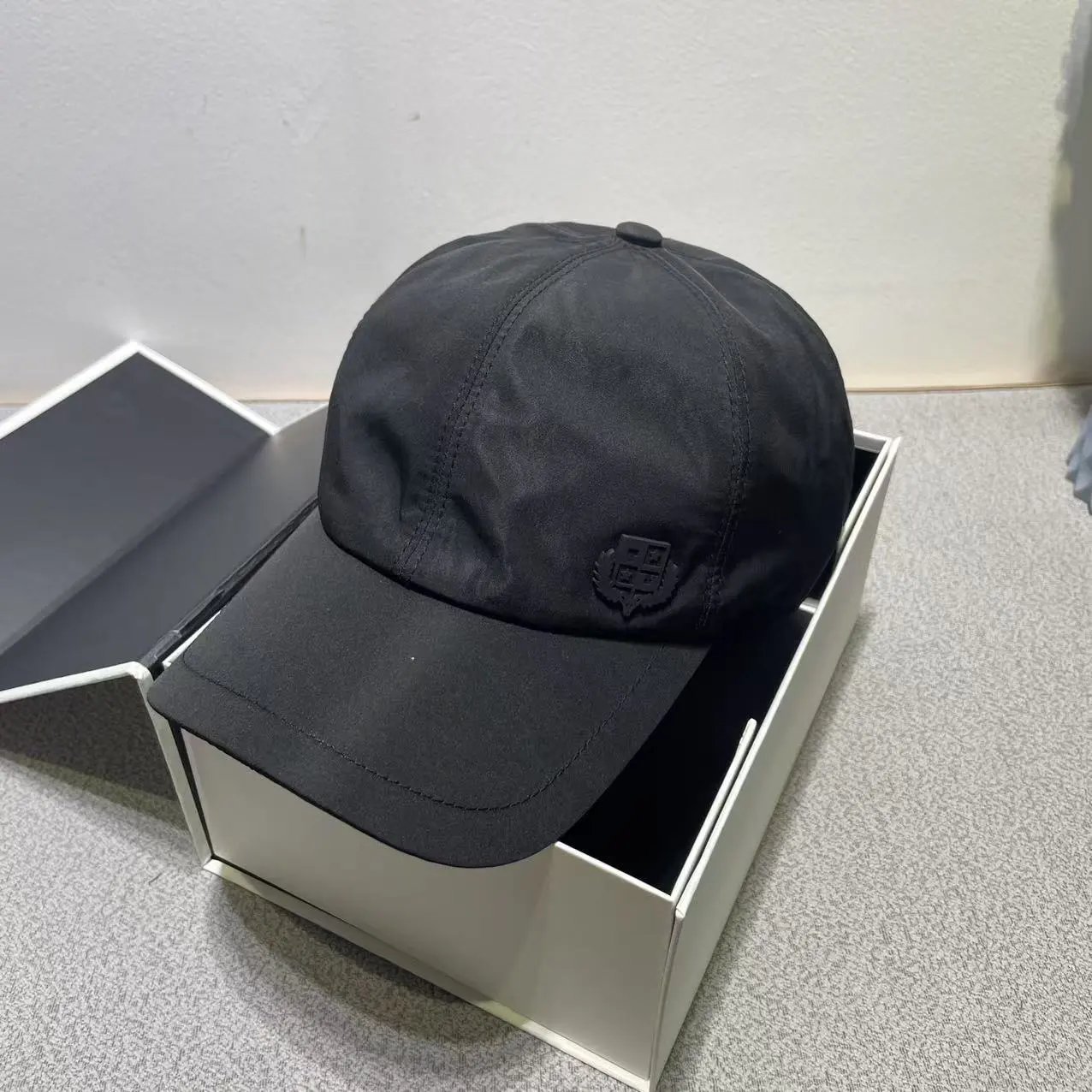 Unbranded Six-Panel Cap Navy Teal Black Ivory Classic Baseball Hat