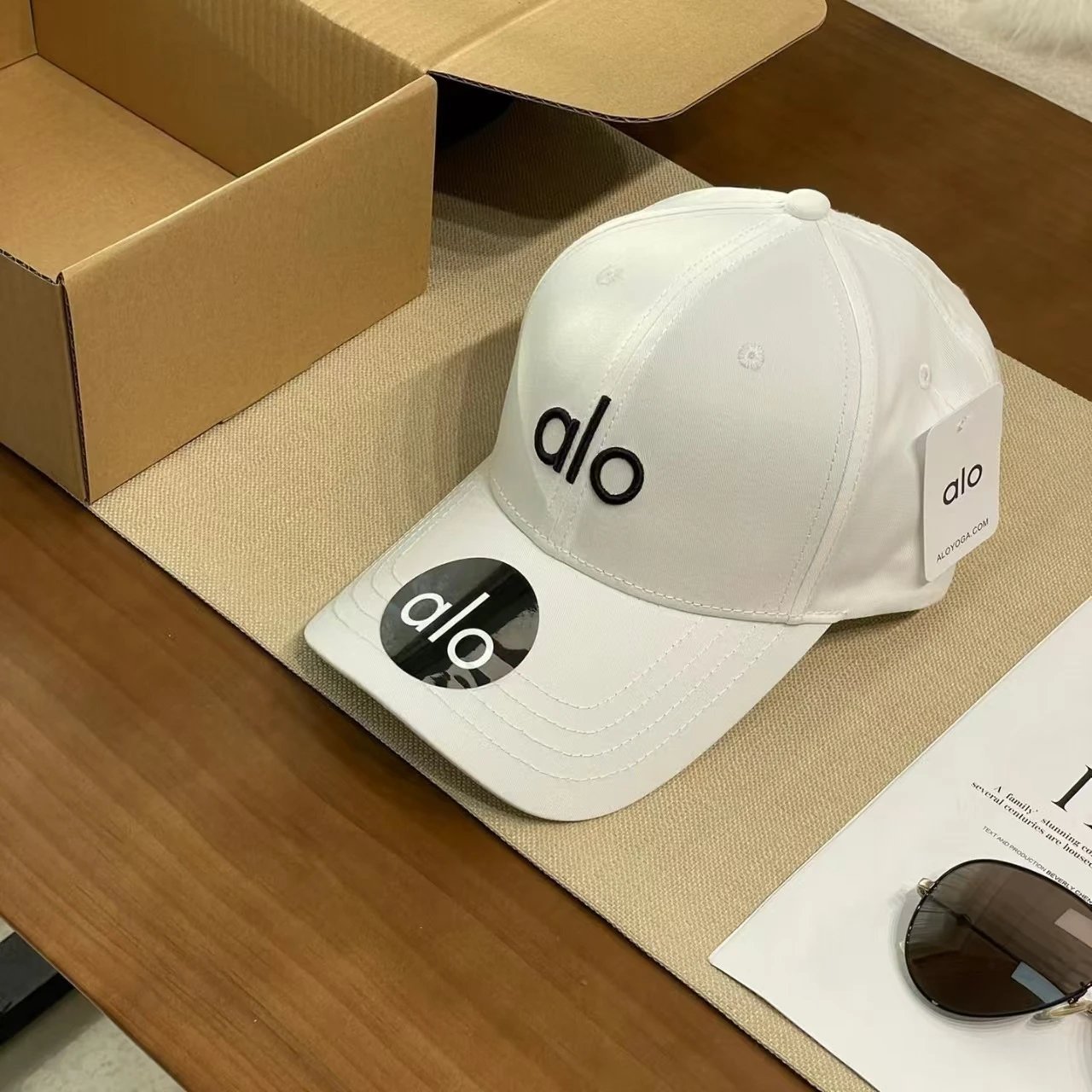 Olo Baseball Cap Black Adjustable Casual Hat