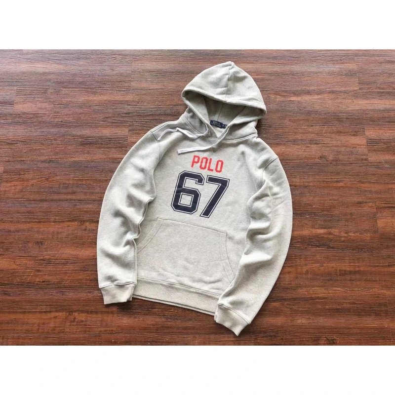 Ralph Lauren Hoodies & Sweatshirts Polo Bear Graphic Pullover Hoodie — L041 gray