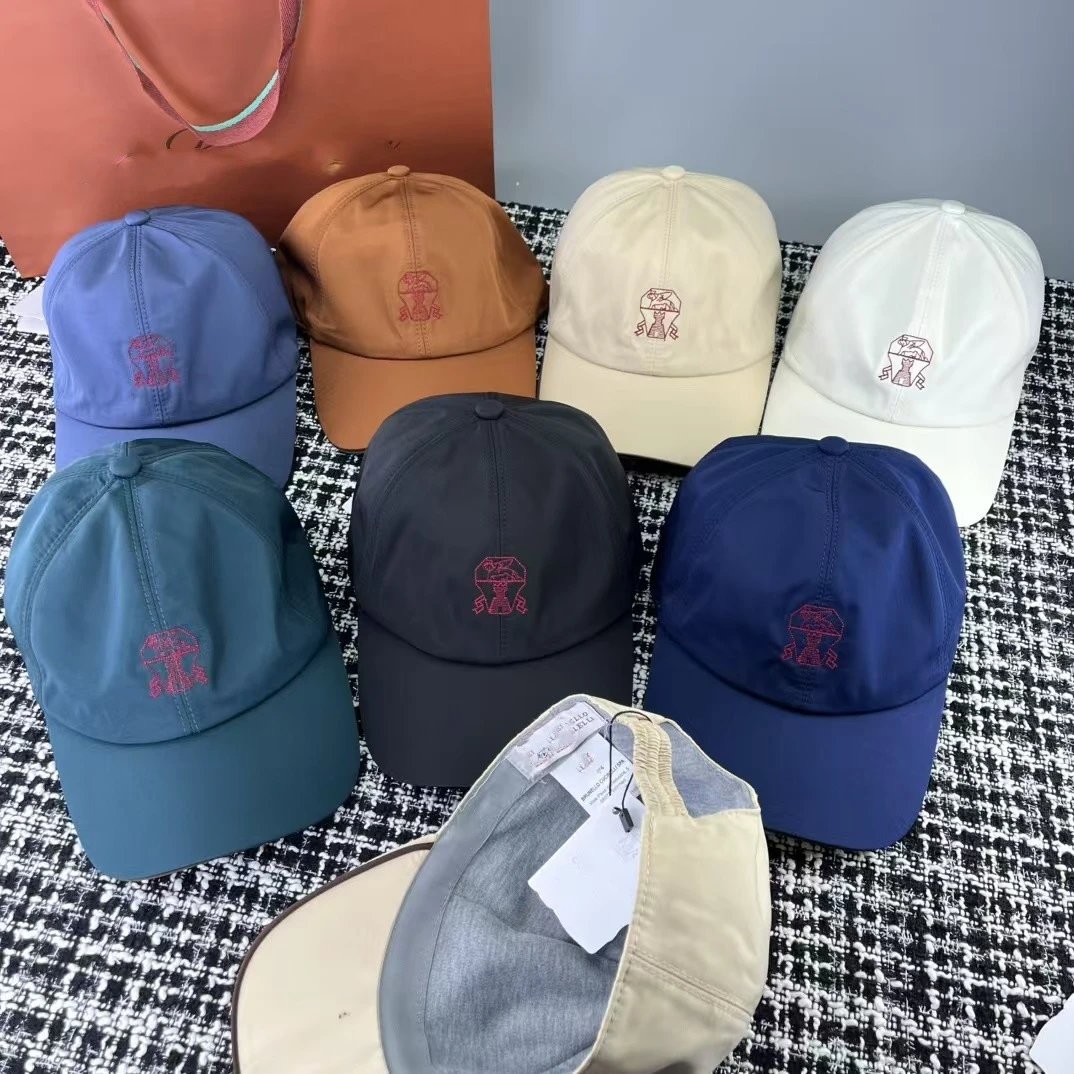 Embroidered Mushroom Cap Navy Blue Casual Baseball Hat
