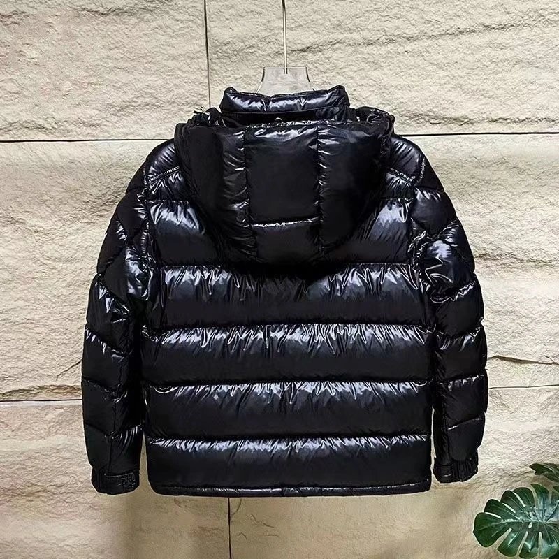 Moncler Maya Black Glossy Puffer Jacket