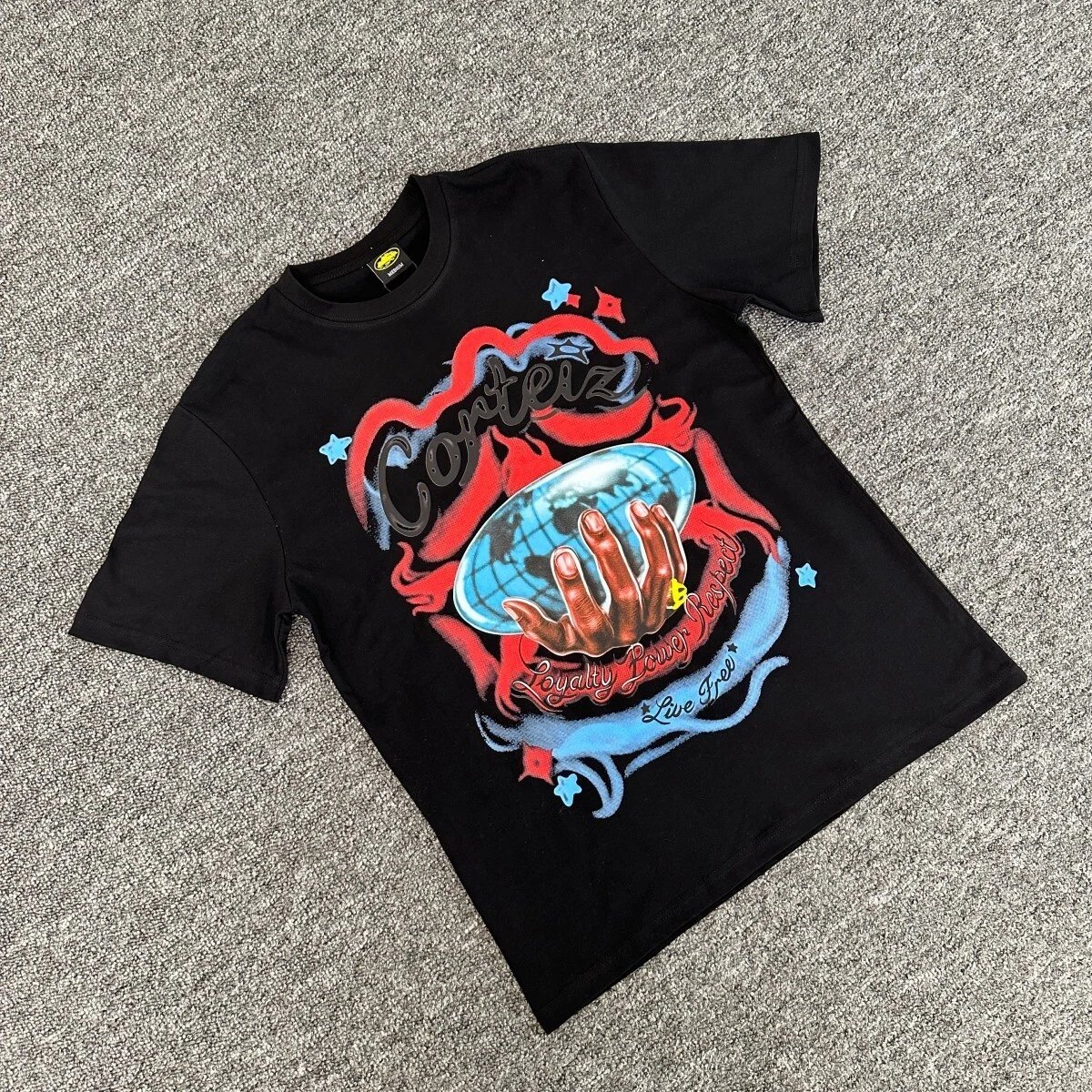 Corteiz White Graphic Print Streetwear T-Shirt