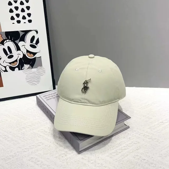 Polo Ralph Lauren Hats Metal polo-player emblem baseball cap product detail image 4