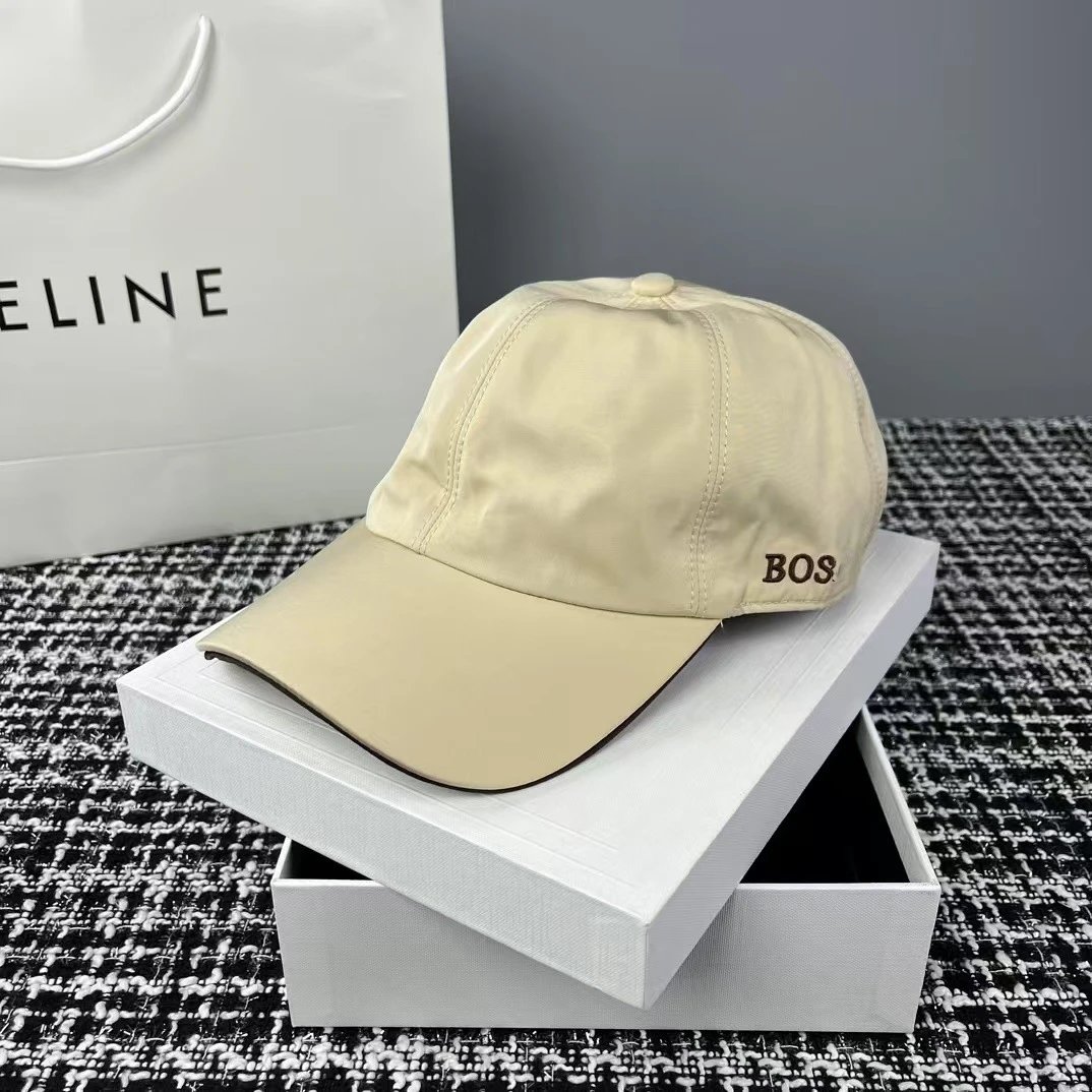 BOSO Adjustable Snapback Cap Beige Teal Blue Red White Brown Navy Black Casual Baseball Hat
