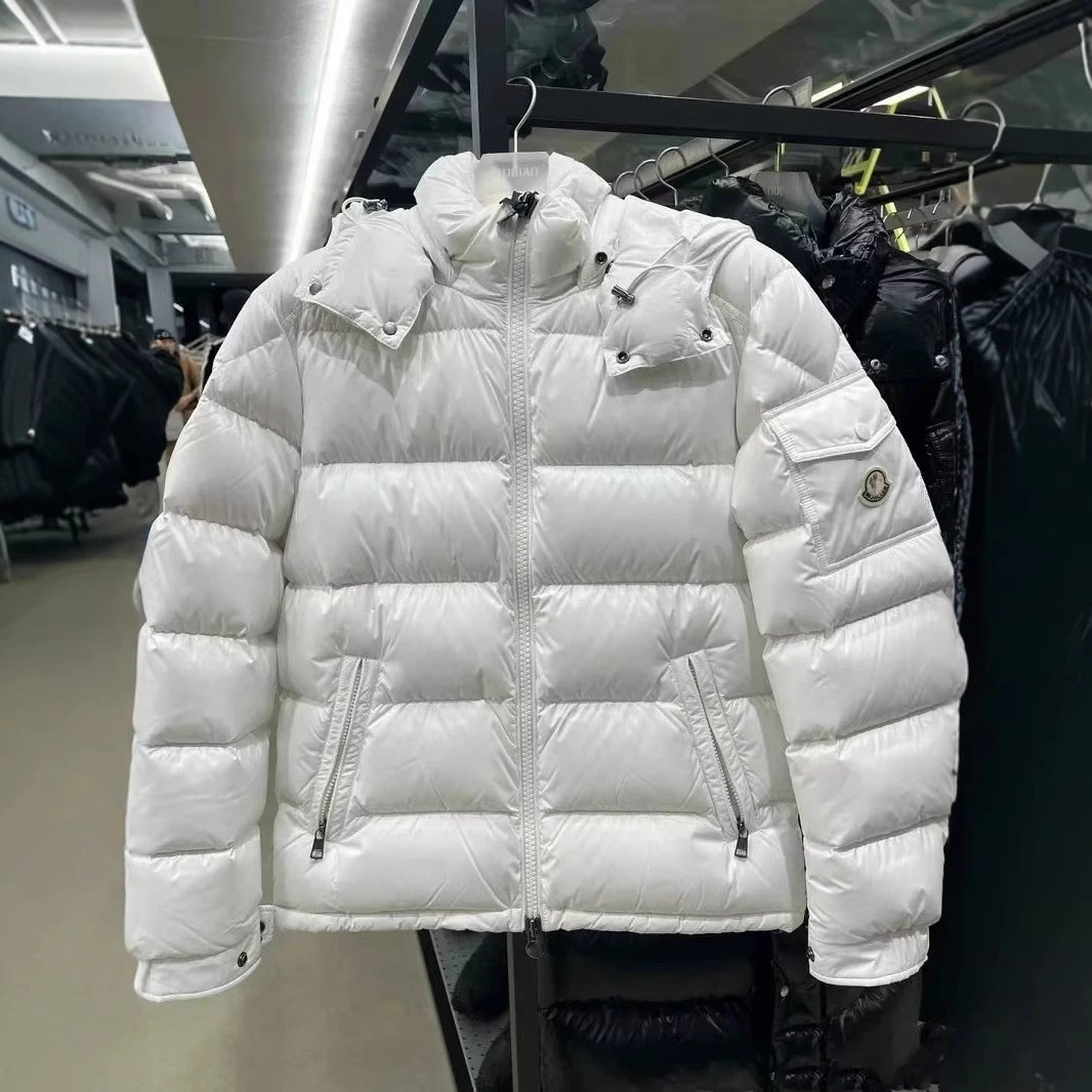 Moncler Maya Black Glossy Puffer Jacket