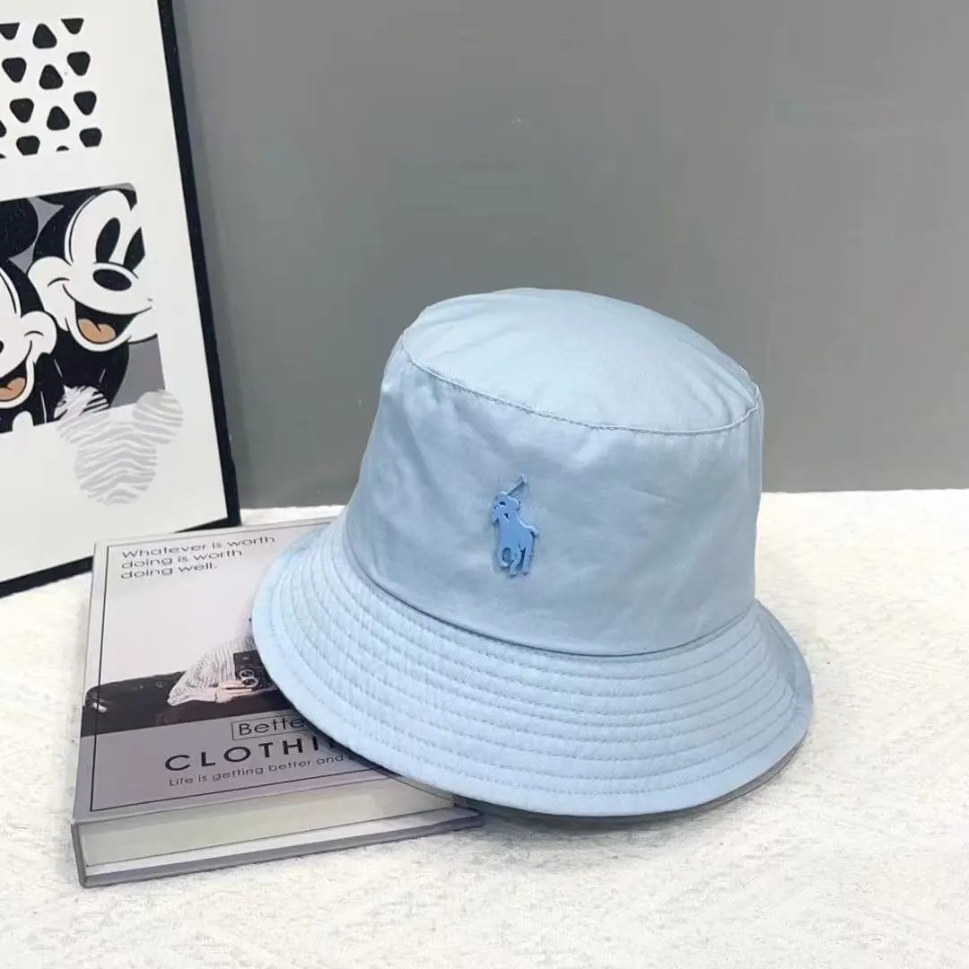 Polo Ralph Lauren Bucket Hat Navy Beige Cream Light Gray Pale Yellow Sky Blue Classic