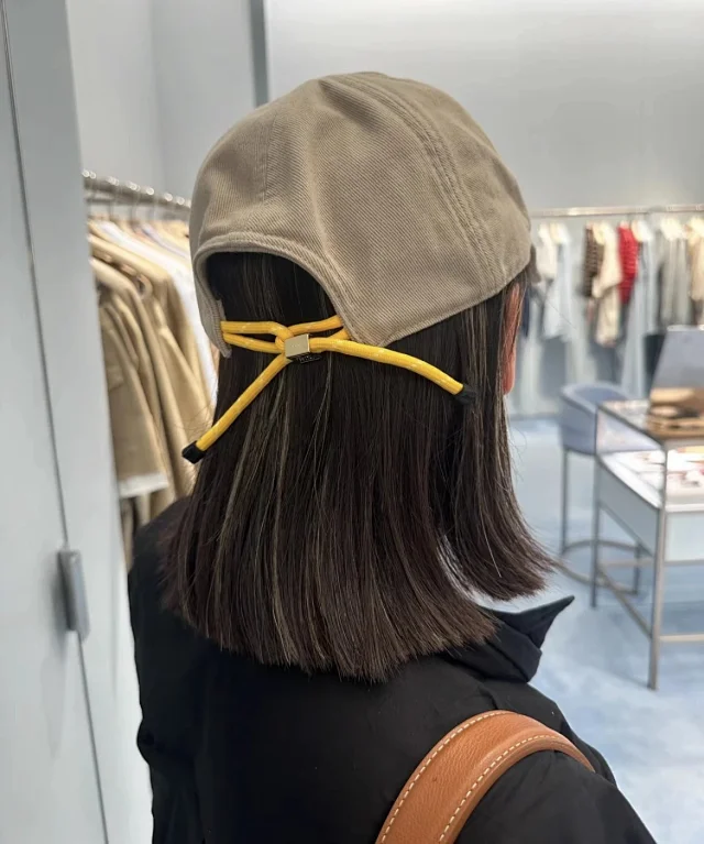 Miu Hats Embroidered Logo Baseball Cap product detail image 5