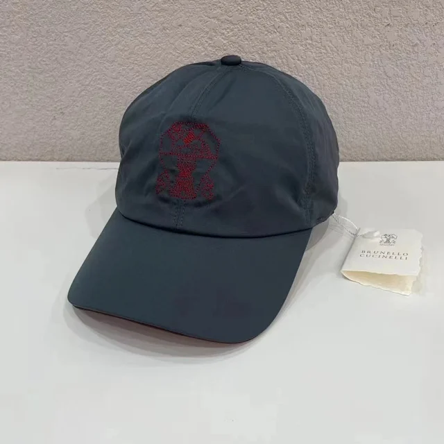 Brunello Cucinelli Hats Embroidered Baseball Cap product detail image 3