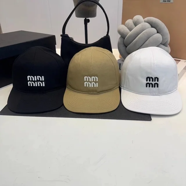 Miu Hats Embroidered Logo Baseball Cap product detail image 10