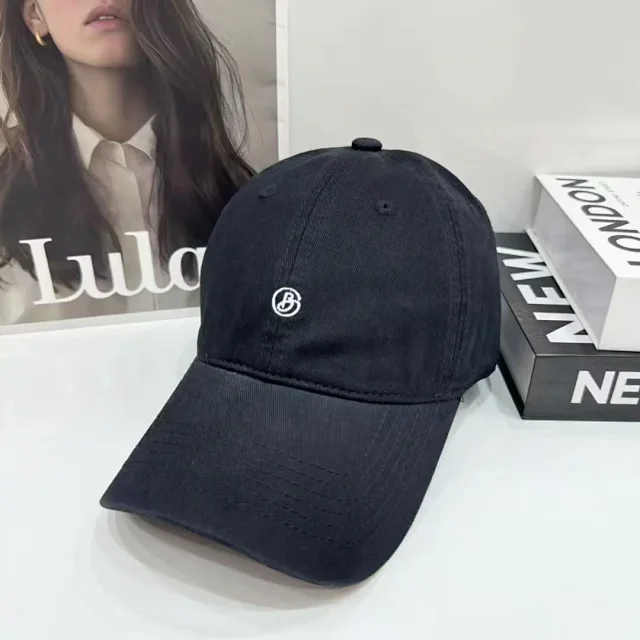Unbranded Hats Washed Cotton Baseball Cap with Embroidered Monogram product detail image 7