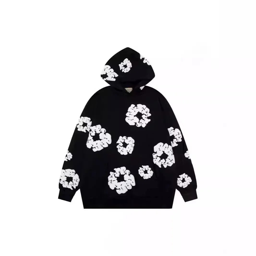 Denim Tears Floral Print Hoodie Pants Shorts Set