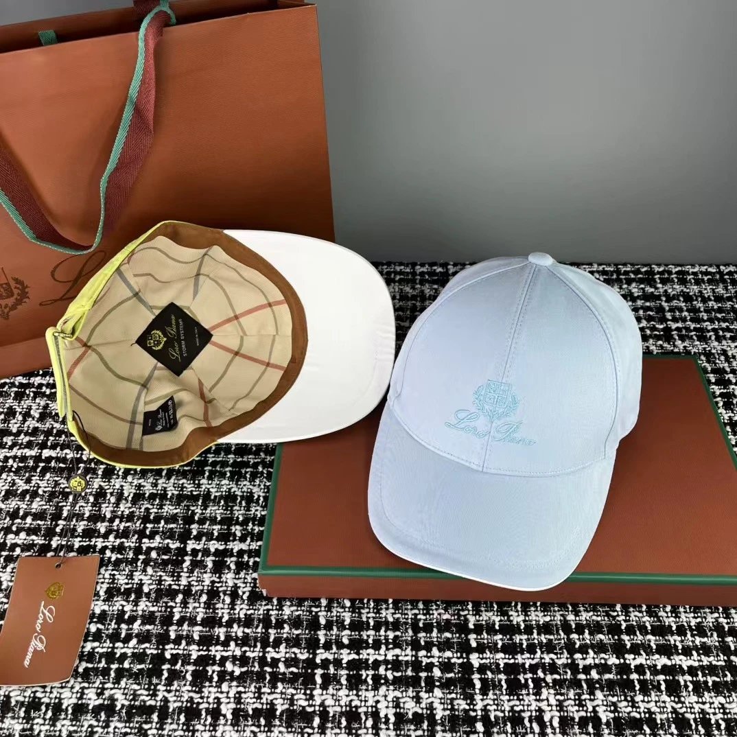 Loro Piana Cotton Baseball Cap Assorted Colors Classic