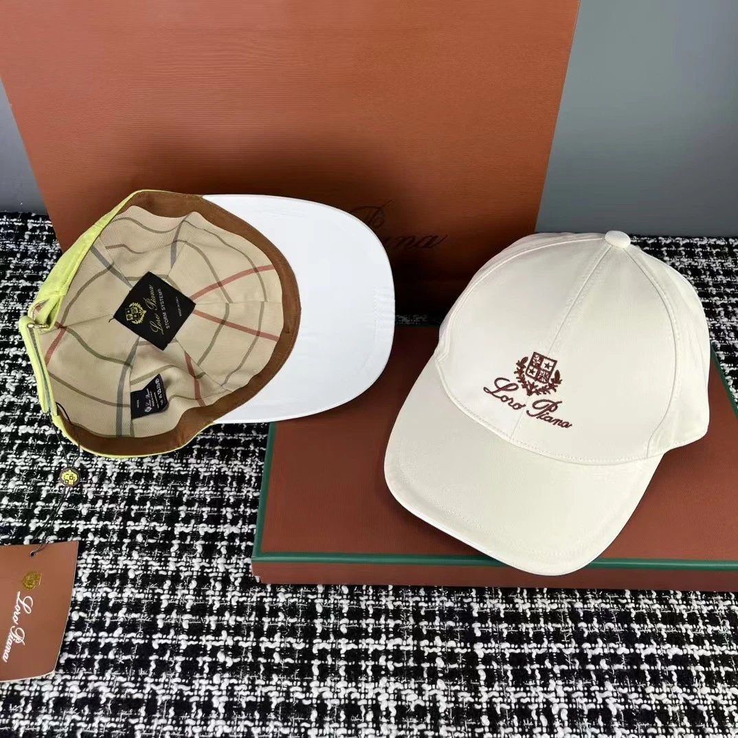 Loro Piana Cotton Baseball Cap Assorted Colors Classic