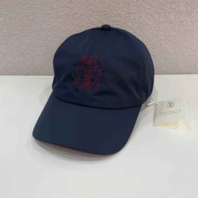 Brunello Cucinelli Hats Embroidered Baseball Cap product detail image 1