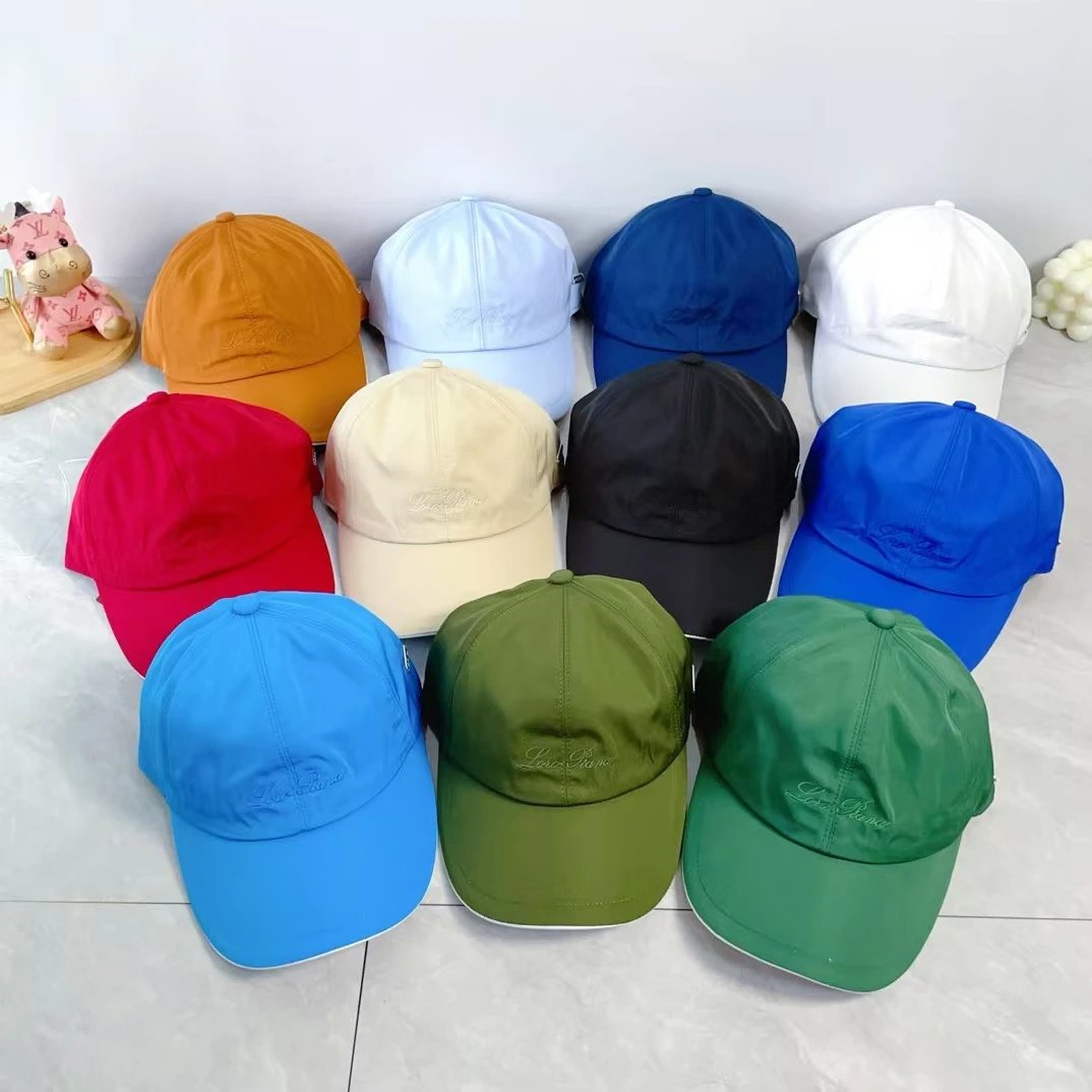 Louis Vuitton Embroidered Logo Nylon Baseball Cap Multicolor Casual