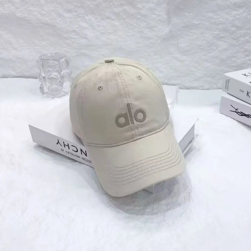 Alo Embroidered Logo Pastel Color Casual Baseball Cap