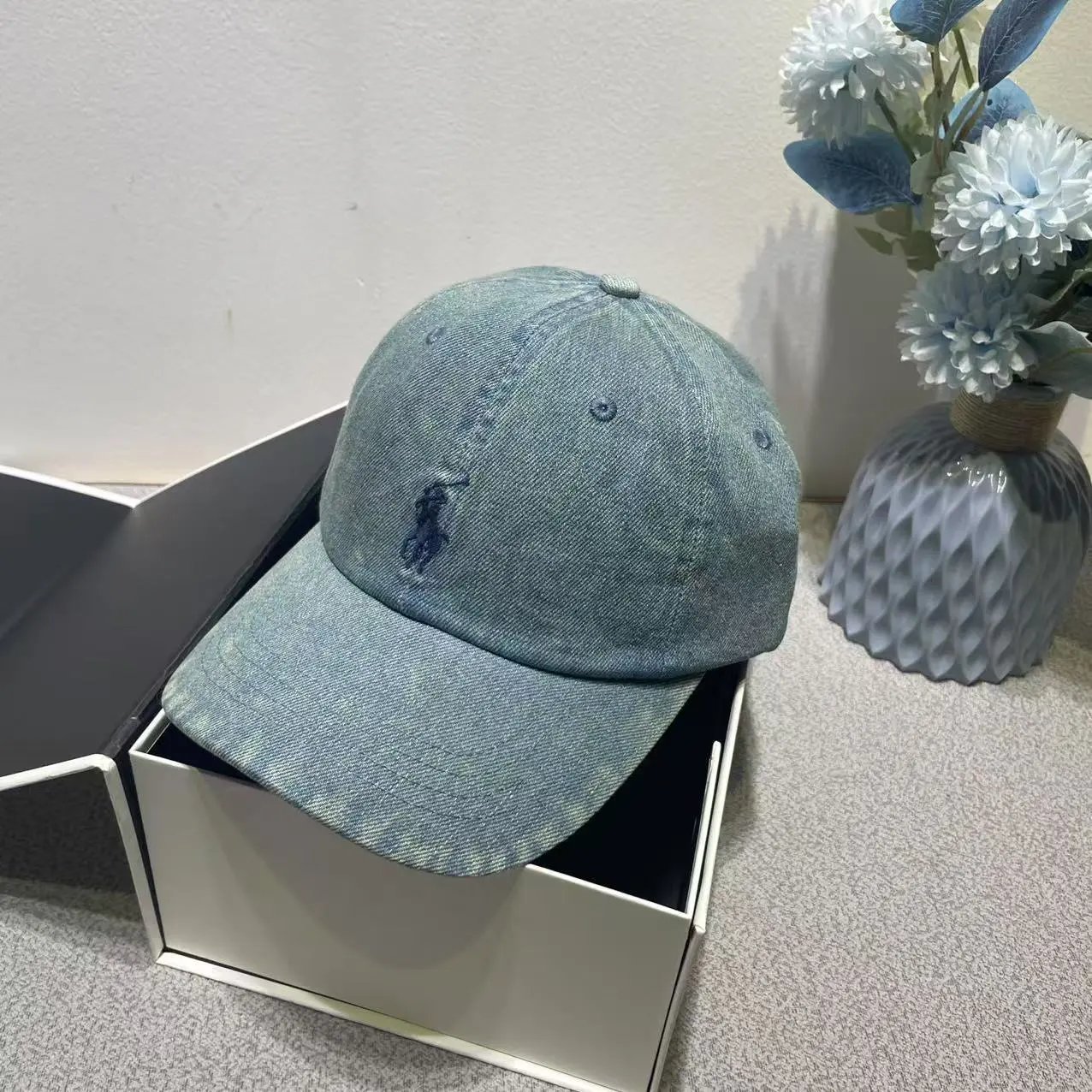 Polo Ralph Lauren Denim Blue Classic Baseball Cap
