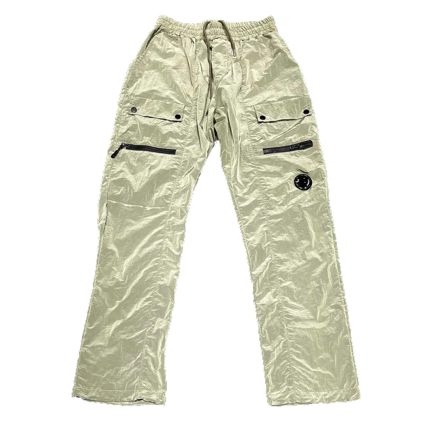 C.P. Company Goggle Pocket Pants Black Silver Olive Military Cargo