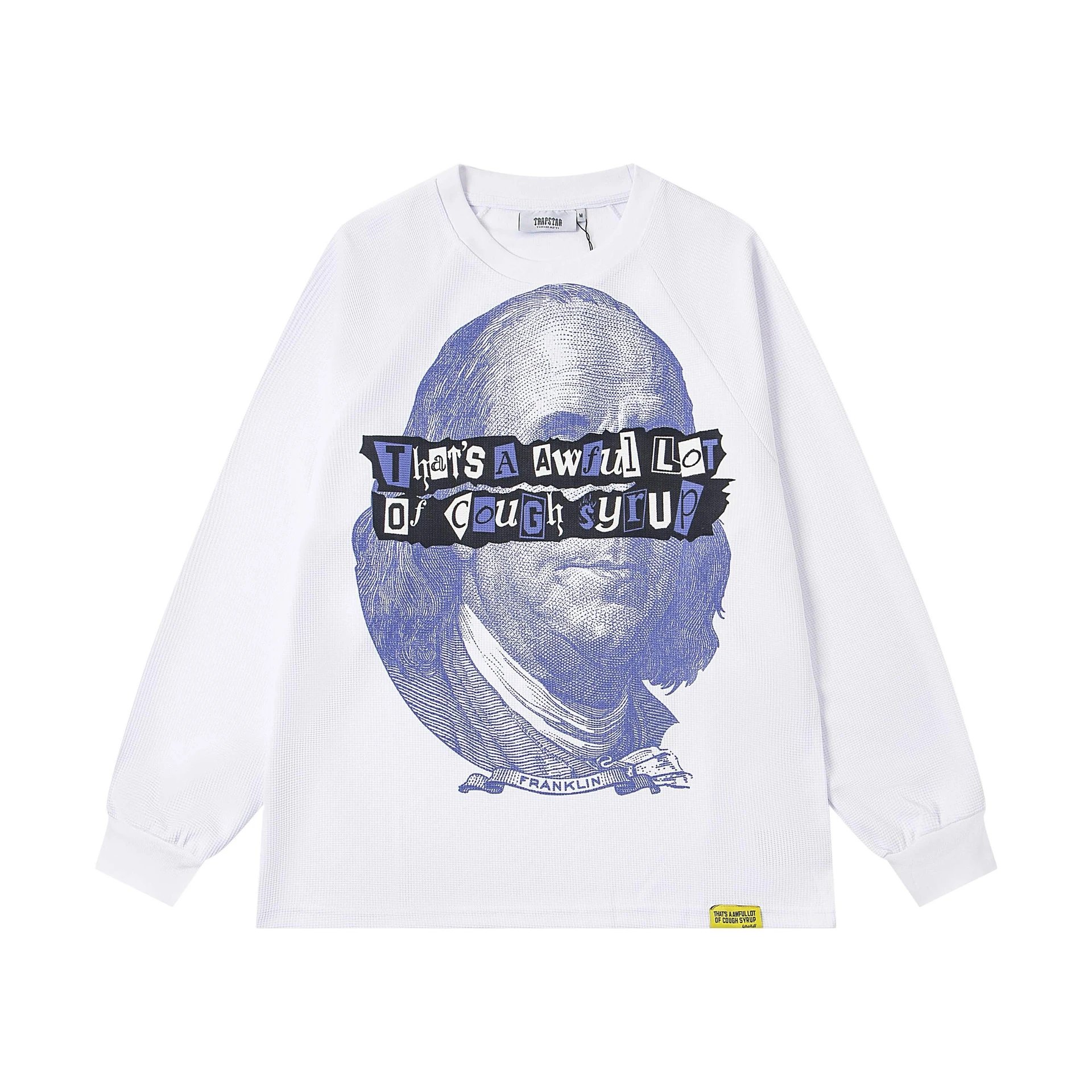 Trapstar Franklin Black Graphic Print Long Sleeve Sweatshirt