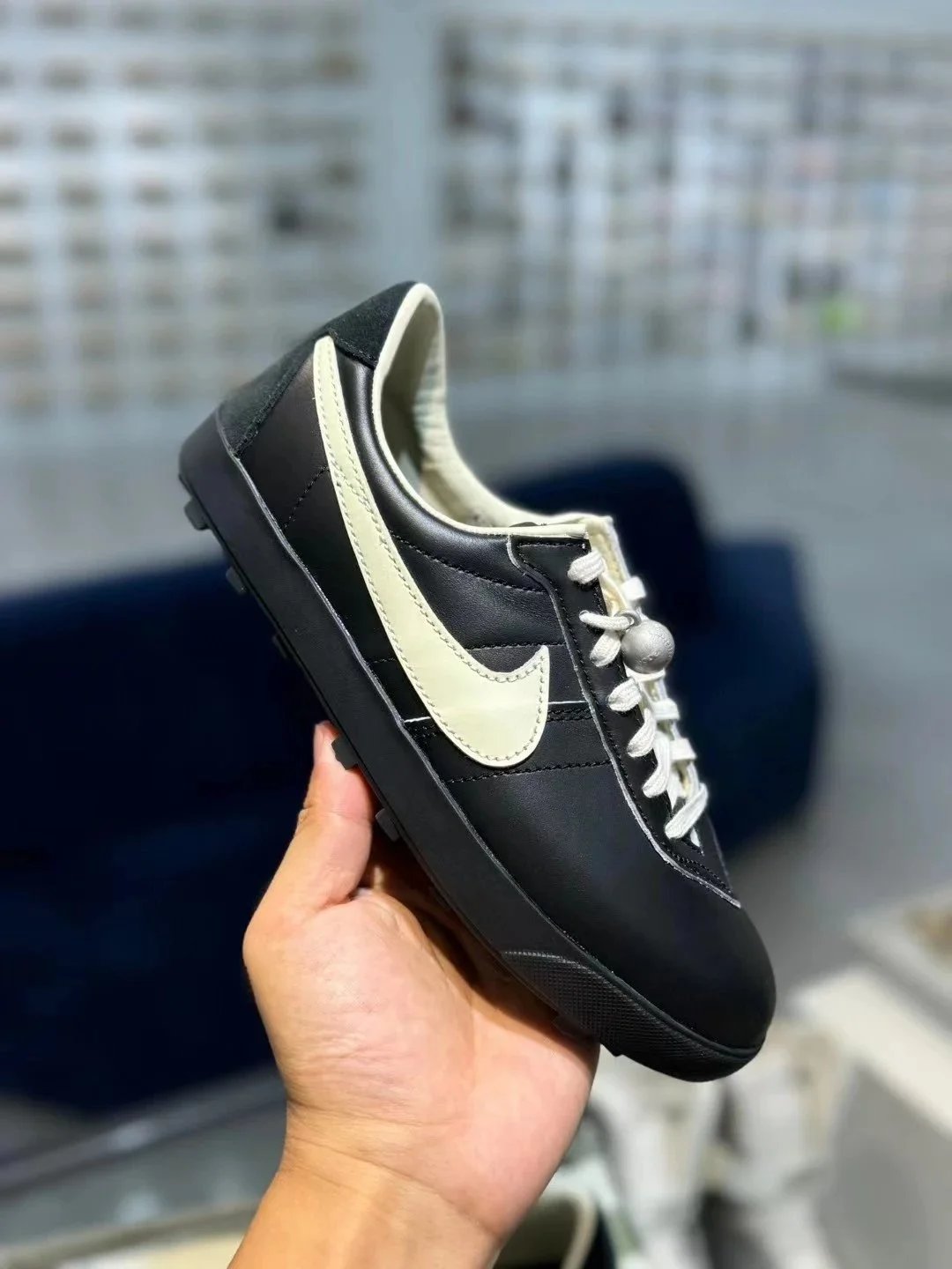 Nike Cortez Black Cream Classic Running Shoes