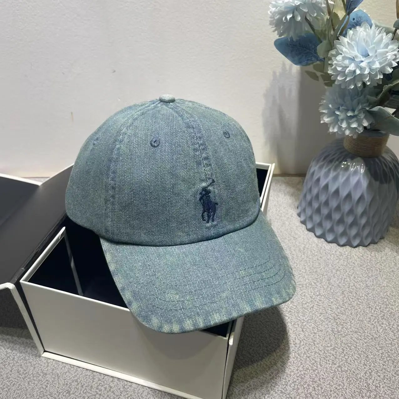 Polo Ralph Lauren Denim Blue Classic Baseball Cap