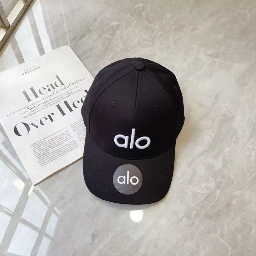 Alo Baseball Cap Beige Pink Black Green White Casual Hat