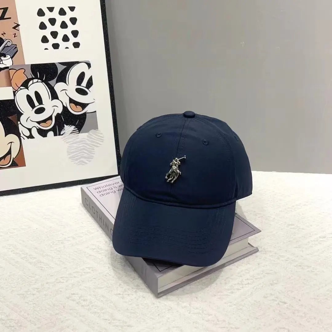 Polo Ralph Lauren Hats Metal polo-player emblem baseball cap — Navy Blue