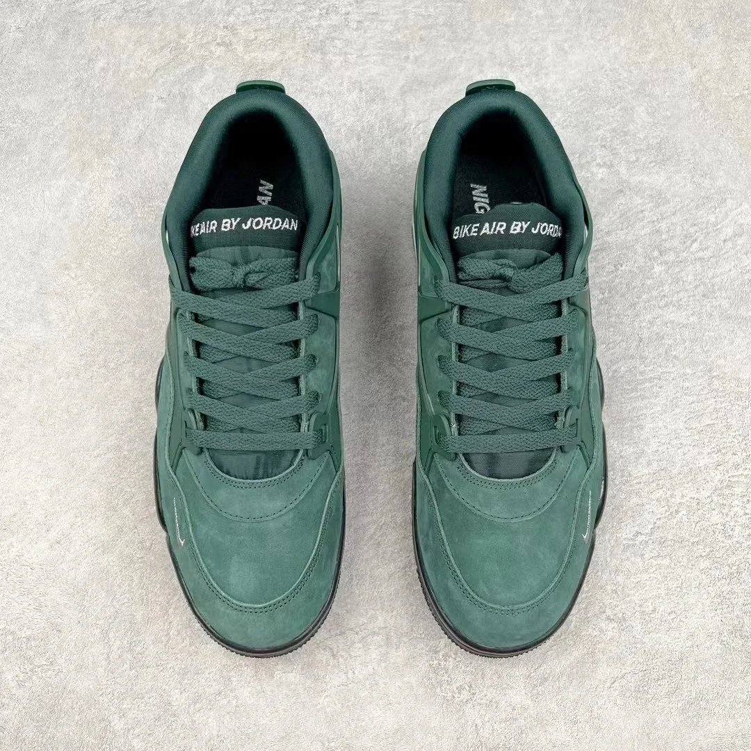 Nike Air Flight 89 Green Suede Retro Basketball Sneakers