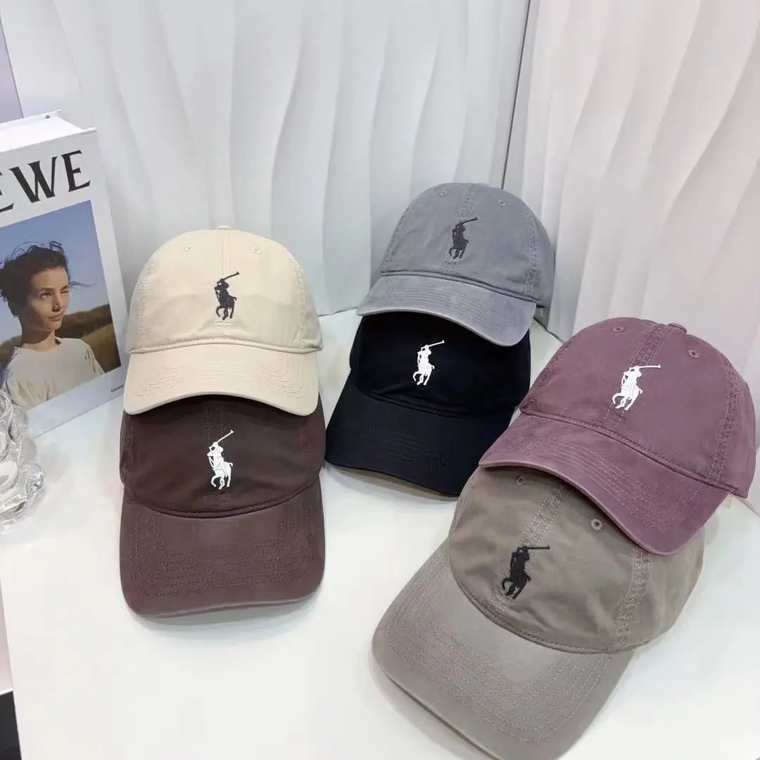 Ralph Lauren Hats Embroidered Polo Player Baseball Cap image 1