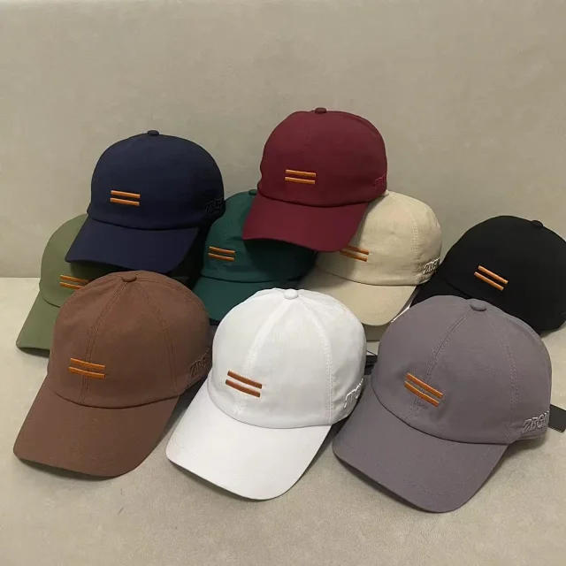 Unbranded Hats Embroidered Double-Bar Baseball Cap product detail image 1