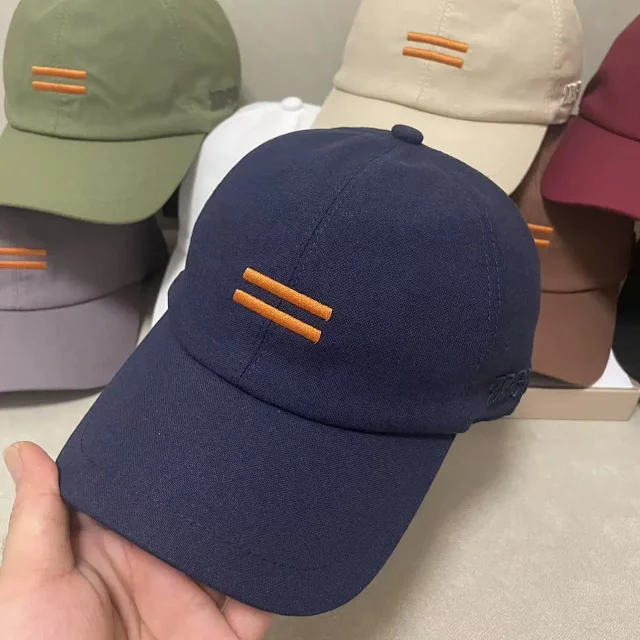 Unbranded Hats Embroidered Double-Bar Baseball Cap product detail image 2
