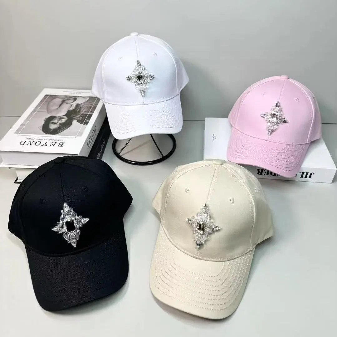 Unbranded Hats Rhinestone Cross Baseball Cap image 1