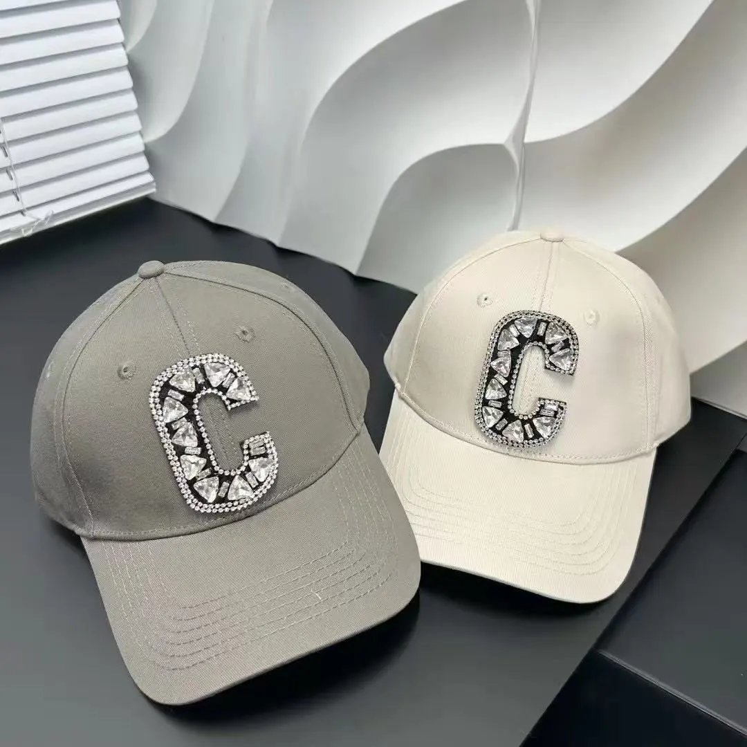 Chanel Hats Rhinestone C Letter Baseball Cap image 3