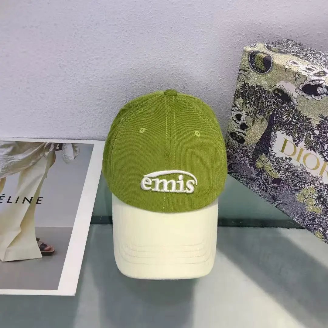 emis Hats Embroidered two-tone baseball cap — Green