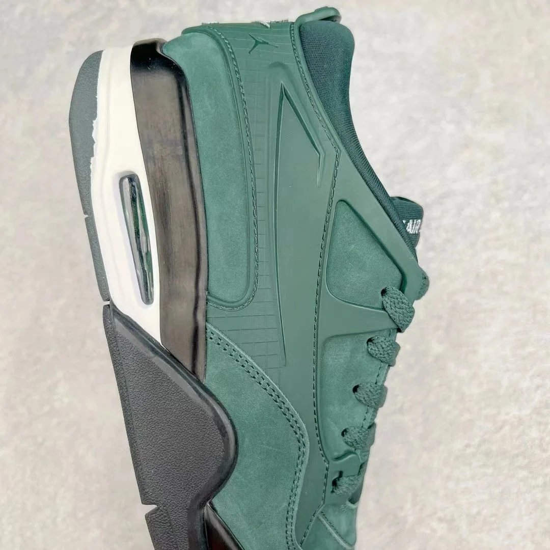 Nike Air Flight 89 Green Suede Retro Basketball Sneakers