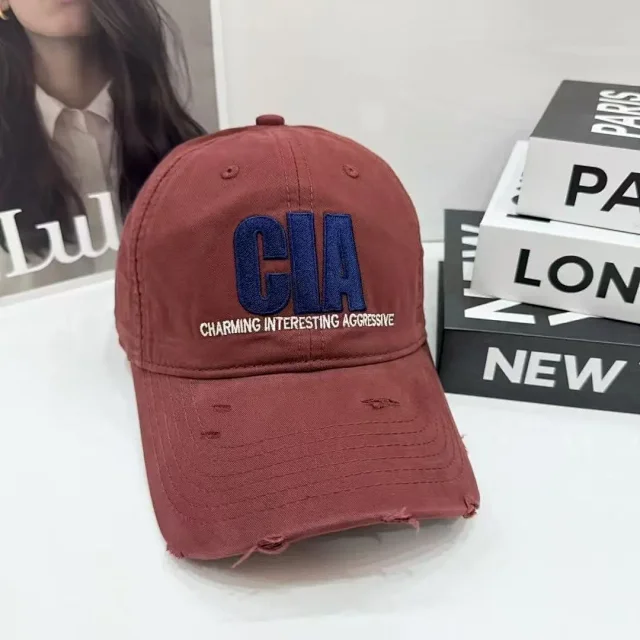 Unbranded Hats CIA Embroidered Distressed Baseball Cap product detail image 6
