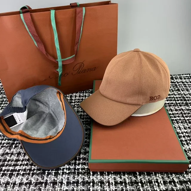 BOSS Hats Six-Panel Baseball Cap with Side Wordmark product detail image 8