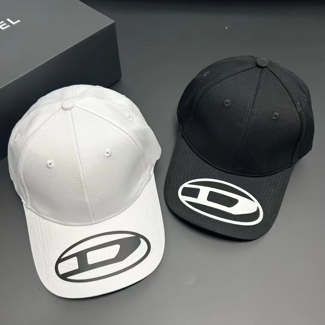 Dior Baseball Cap White Black Logo Embroidered Snapback