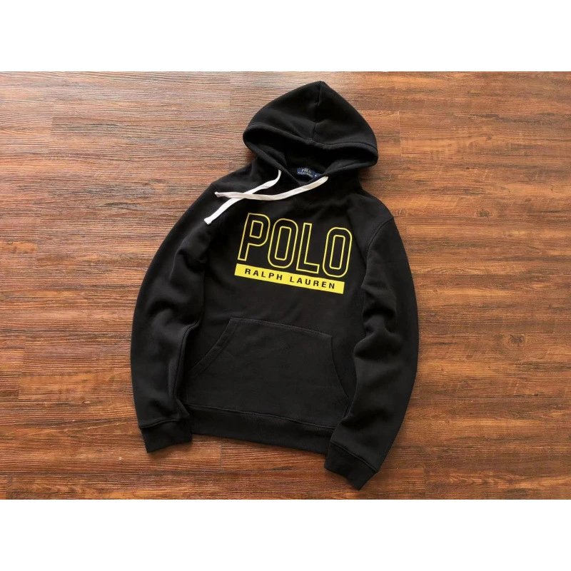 Ralph Lauren Hoodies & Sweatshirts Polo Bear Graphic Pullover Hoodie — L045 BLACK